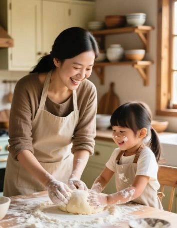 厨房里的笑声 · 安安一家